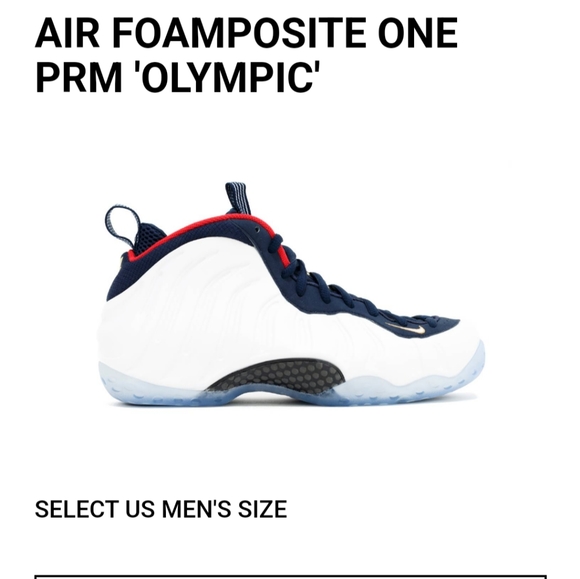 Nike Foamposite Olympic - Picture 10 of 12
